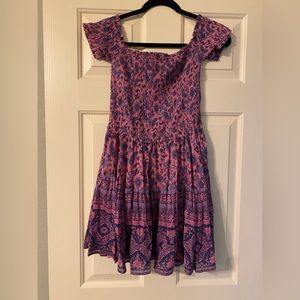 Spell & Gypsy JOURNEY RARA MINI DRESS IN MULBERRY